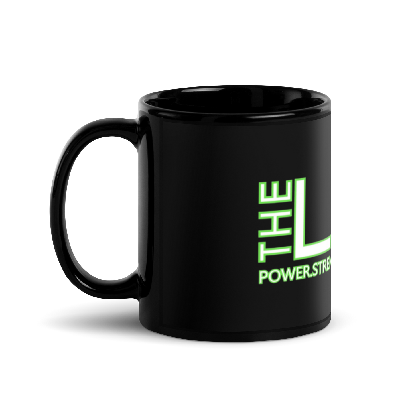 The Lab Black Glossy Mug