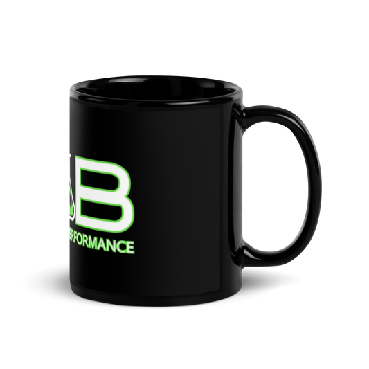 The Lab Black Glossy Mug