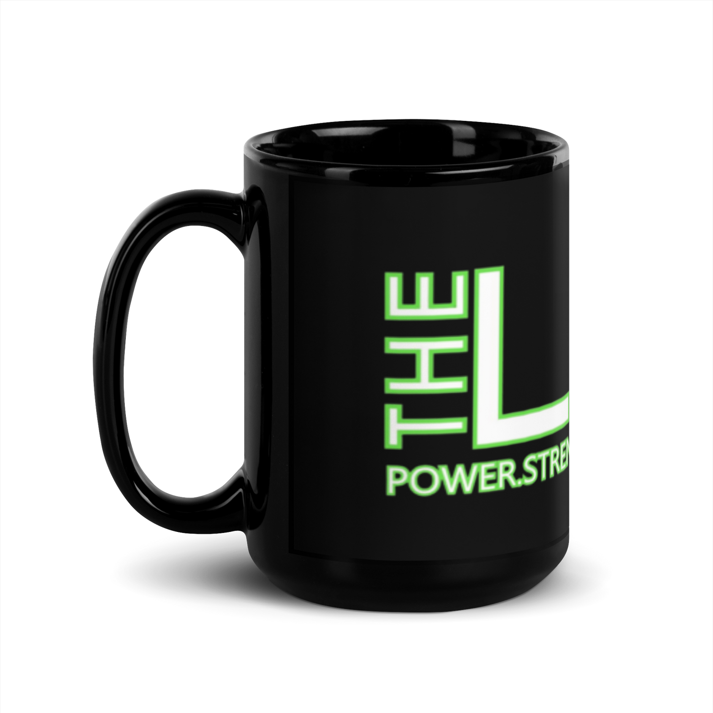 The Lab Black Glossy Mug