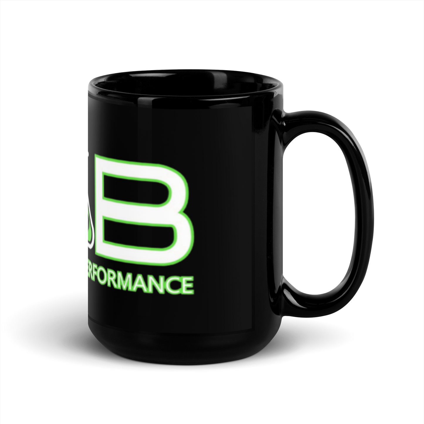 The Lab Black Glossy Mug