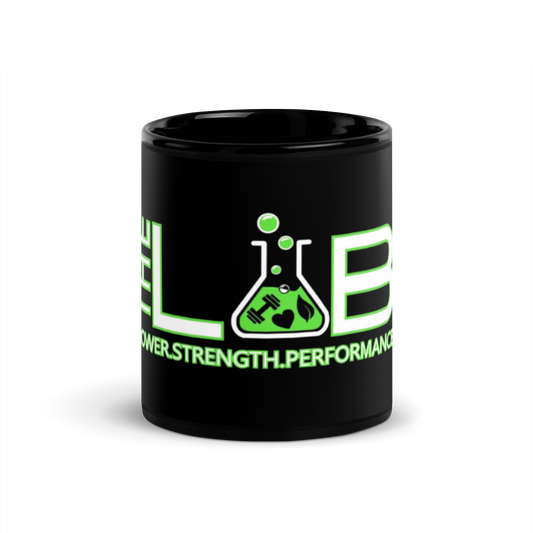 The Lab Black Glossy Mug